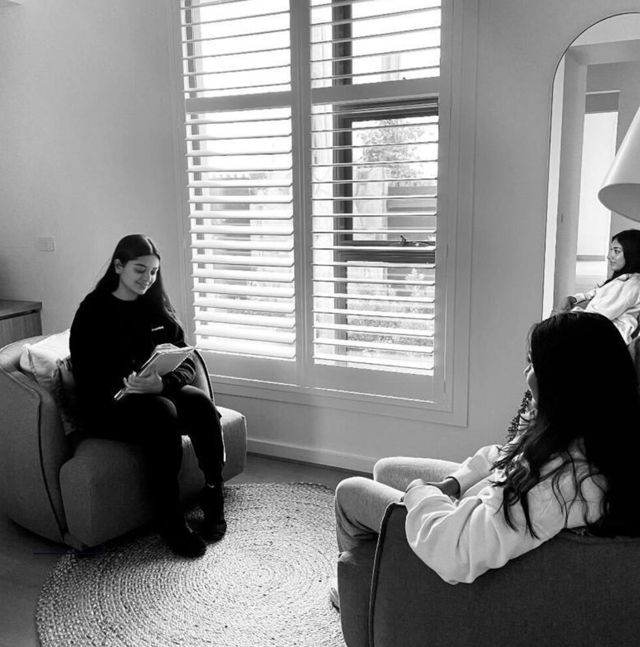 In-person user interview session
